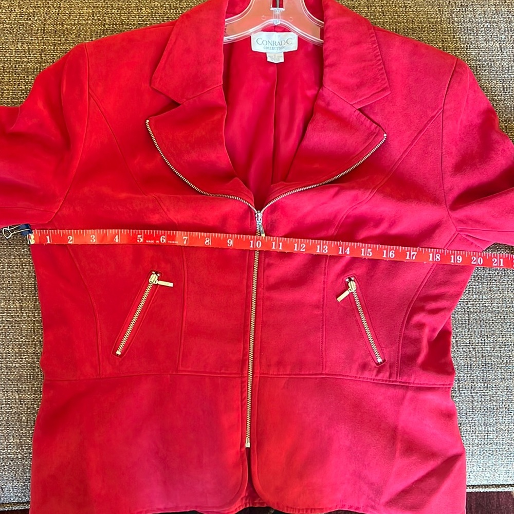 Red Women's Blazer - Picture 7 of 16
